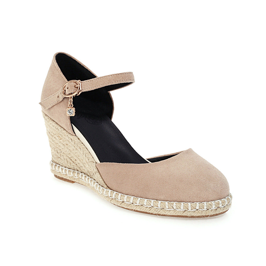 Espadrilles à semelle compensée Naomi